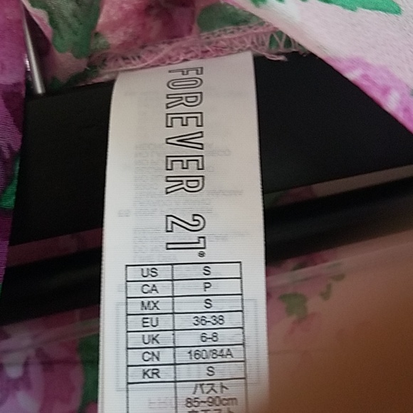 Forever 21 floral kimino cardigan sz small - Picture 3 of 3